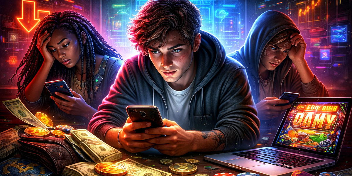 Каждый третий представитель Z-поколения делает ставки из-за ощущения денежной безысходности